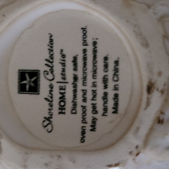 Vintage Shoreline Collection Home Studio Seashell Bowl Nautical Decor Ceramic - Picture 3 of 3